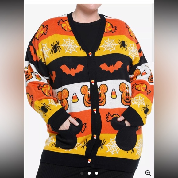 Her Universe Sweaters - New Mickey Halloween Cardigan Her Universe 2XL